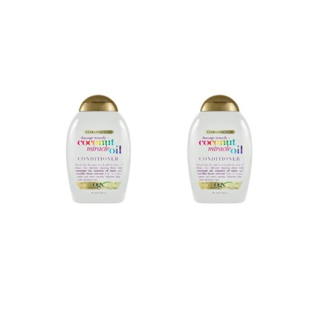 2-Pack OGX Extra Strength Damage Remedy Coconut Miracle Oil Shampoo Conditioner
